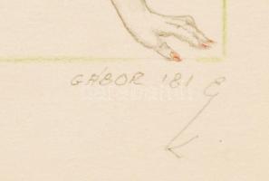 Ejk jelzéssel: Pornográf rajzok (8 db). Ceruza, papír, 13×9 cm