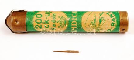 cca 1930-1950 200 db gramofon hangszedő (pick-up) tű, eredeti dobozában.