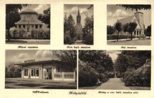 Budapest XVI. Mátyásföld, Állami népiskola, HÉV állomás, Sétány