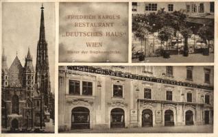 Vienna, Wien I. Friedrich Kargl's Restaurant 'Deutsches Haus' Stephanskirche