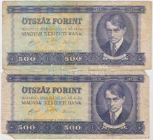 1990. 500Ft (2x) T:III-