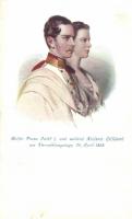 Kaiser Franz Josef und weiland Kaiserin Elisabeth am Vermählungstage, 1854 / Franz Joseph, Sissi