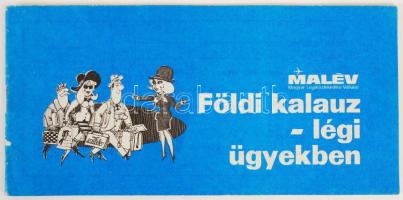 cca 1970-1980 MALÉV Földi kalauz-légi ügyekben, 31p