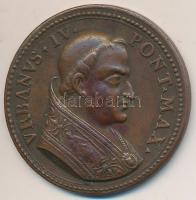 Vatikán ~1700. "IV. Orbán pápa" Br emlékérem. Szign.: Georg Hautsch (20.4g/38mm) T:2- Vatican ~1700. "Pope Urban IV" Br commemorative medallion. Sign.: Georg Hautsch (20.4g/38mm) C:VF