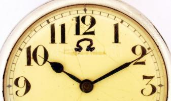 Antik Omega zsebóra, javított számlappal, működik