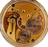 Antik Omega zsebóra, javított számlappal, működik