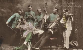 Húzzad csak kivilágos virradatig... Operett dal A kis királyból, zenekar / Hungarian operetta song, music band