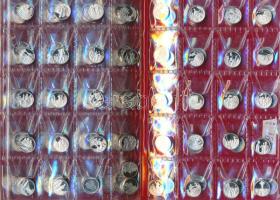 Amerikai Egyesült Államok 1976. "Az Egyesült Államok története" 179xklf db-ból álló Ag eml...