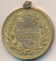 1914-1916. "Bronz Katonai Érdemérem a katonai érdemkereszt szalagján" kitüntetés korona dí...