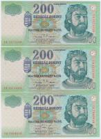 1998-2001. 200Ft "FB" (3x) T:I