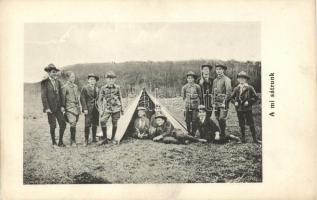 A mi sátrunk / Hungarian scout camp