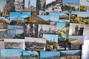Kb. 700 db MODERN külföldi városképes lap; főleg jugoszláv és csehszlovák / Approx. 700 modern foreign town-view postcards; mostly Yugoslavian and Czechoslovakian