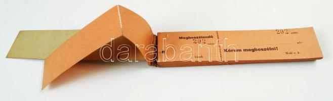 1 csomag "Megbeszélendő" jegy, 100 db