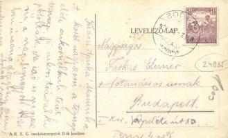 Győznünk kell! a K.E.G. cserkészcsapatok III. kiadása / Hungaian scouting postcard s: Velősy B