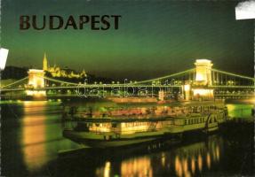 31 db MODERN használatlan magyar és angol nagy méretű városképes lap; Budapest, Saint Hill / 31 mode...