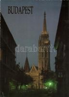 31 db MODERN használatlan magyar és angol nagy méretű városképes lap; Budapest, Saint Hill / 31 mode...