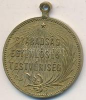 DN "Kossuth Lajos / Szabadság, Egyenlőség, Testvériség" emlékérem (28,5mm) T:2