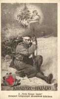 Királyért és hazáért; a Vörös Kereszt Egylet dunaparti betegnyugvó állomásának tulajdona / Hungarian Red Cross propaganda s: Földes