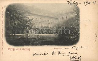 Teplice, Teplitz; Herrenhaus