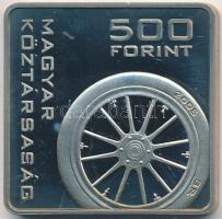 2005. 500Ft "100 éves az első magyar postaautó" tokban T:1- (PP)
