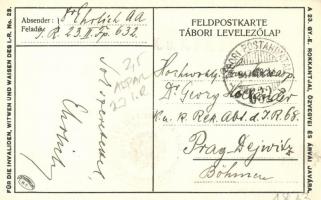 Kriegsfürsorge Inf. Reg. 23 / WWI charity, infantry regiment no. 23 s: Alpár