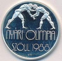 1987. 500Ft Ag "Nyári olimpia-Szöul" T:1- (PP)