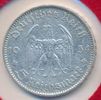 Német 3. Birodalom 1934A 5M Ag "Garnisonkirche" T:2- German Third Reich 1934A 5 Marks Ag "Garnisonkirche" C:VF Krause KM#82