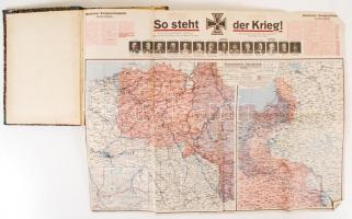 cca 1910 24 db I. világháború előtti katonai térkép bekötve / cca 1910 24 pre WW. I. military maps b...