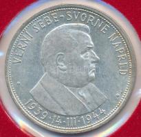 Szlovákia 1944. 50K Ag "Függetlenség 5. évfordulója" T:2,2-
Slovakia 1944. 50 Korun Ag &qu...