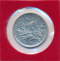 Franciaország 1964. 5Fr Ag T:2- France 1964. 5 Francs Ag C:VF