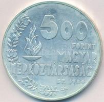 1984. 500Ft Ag "Los Angeles-i Nyári Olimpia" T:BU Eredeti tokban, tanúsítvánnyal!