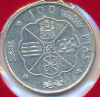 Spanyolország 1966. 100P Ag "Caudillo" T:2,2- Spain 1966. 100 Pesetas Ag "Caudillo" C:XF,VF