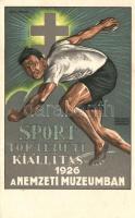 1926 Sporttörténeti kiállítás, Nemzeti Múzeum, reklám; Kellner és Mohrlüder Rt. / Sports History Exhibition, National Museum, advertisement s: Manno Miltiades