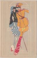 Gréce / Lady with military officer s: Ivo Tijardovic (EK)