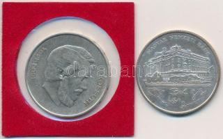 1947. 5Ft Ag "Kossuth" + 1993. 200Ft Ag "MNB" T:2,2-
Adamo F8.1,F13