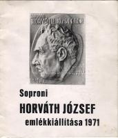 1971 Soproni Horváth József emlékkiállítási katalógus