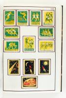 Óriási orosz és szovjet gyufacímke gyűjtemény, 10 albumban, szépen gyűjtve, benne egy kevés XIX. szá...