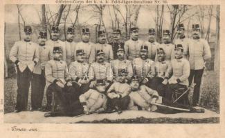 Officers-Corps des K.u.K. Feld-Jäger-Bataillons Nr. 32. / K.u.K. infantry officers