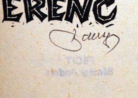 Bánsági András: Liszt Ferenc emlékére, ex libris Kmety Ferenc, jelzett, 12,5×10 cm