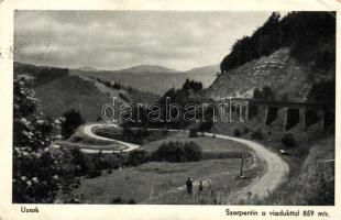 Uzsok, szerpentin, viadukt / viaduct (b)