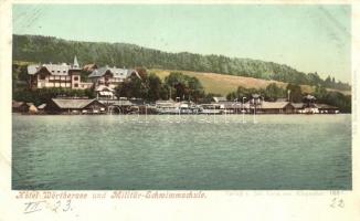 Wörthersee, Hotel, Militar-Schwimmschule / hitel military swimming school (EK)