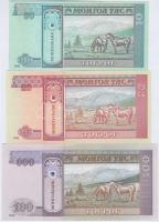 Mongólia 2000-2002. 10T + 20T + 100T T:I,I- (hajtatlanok)
Mongolia 2000-2002. 10 Tugrik + 20 Tugrik ...