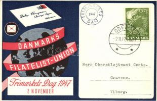 1947 Danmarks Filatelist Union, Frimaerkets Dag / Danish Philatelic Union, Stamp Day