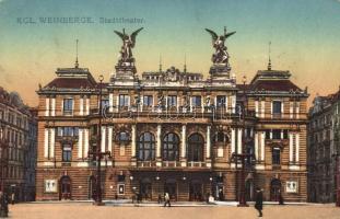 Praha, Prag; Vinohrady, Kgl. Weinberge Stadttheater / theatre (EK)