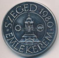 Lapis András (1942-) 1980. "Szeged Emlékérem / Szegedi Ipari Vásár" fém emlékérem (50mm) T:2