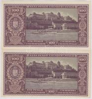 1945. 100P (2x) sorszámkövető T:I-,II