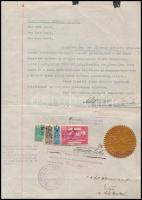 1935 Okmány konzuli bélyegekkel