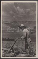 cca 1920 Bözödújfalusi öreg székely, az MFI fotólapja, 9x14 cm