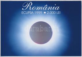 Románia 1999. 2000L "Napfogyatkozás" emléklapon T:I
Romania 1999. 2000 Lei "Solar ecl...