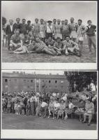 1959. július 5. Tiszavölgyi József pecséttel jelzett vintage felvételei az AUTÓTAXI Törekvés focicsa...